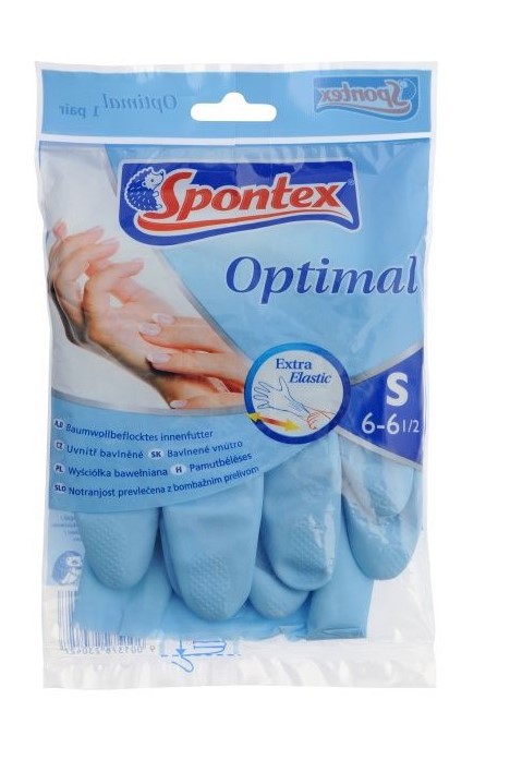 Gum.Rukavice S Optimal Spontex  114036 | Úklidové a ochranné pomůcky - Rukavice, zástěry a čepice